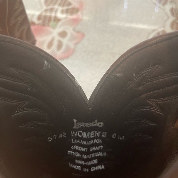 Laredo Cowboy boots - women size 6 - Picture 3 of 6